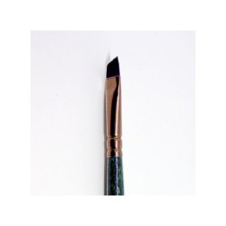 Pincel Sesgado de pelo Sintetico nº 3 vegano | VENDETTA