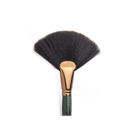 Pincel abanico polvos de pelo sintético | VENDETTA