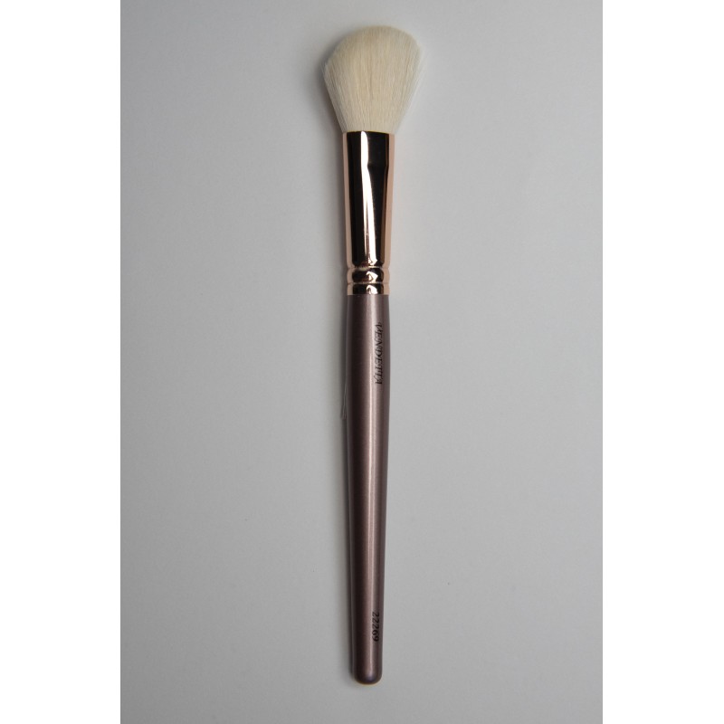 PINCEL SESGADO COLORETE CABRA BLANCA