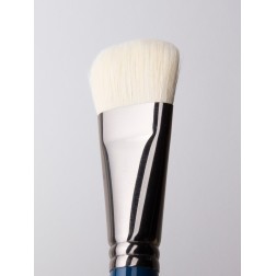 Pincel de colorete corto redondo de pelo de cabra | VENDETTA